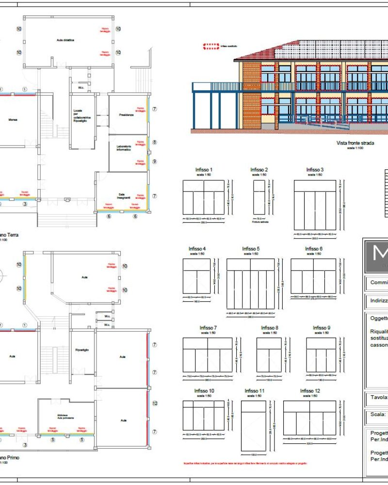 Pratica conto termico 2.0 – Sostituzione infissi scuole Buti