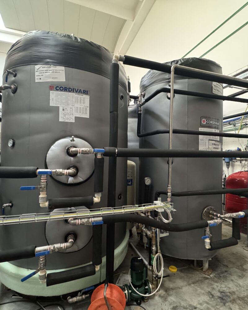 Progettazione termoidraulica ed elettrica Centrale Termica – Azienda Bientina